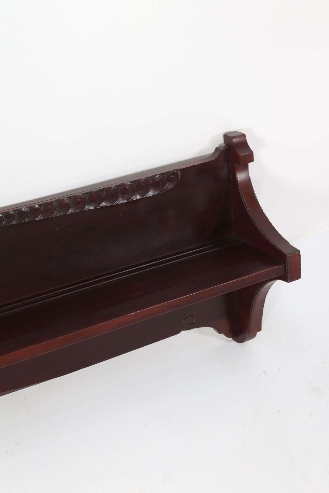 Large Mahogany Art Nouveau Arts & Crafts Bookshelf, 1900s photo 1077.0