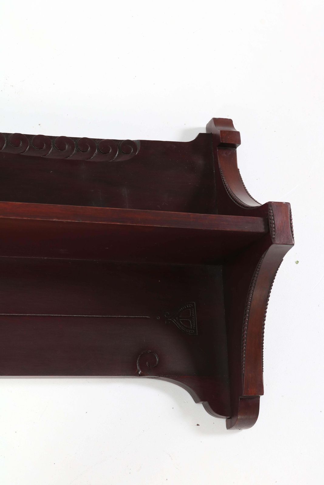photo for sale Large Mahogany Art Nouveau Arts & Crafts Bookshelf, 1900s