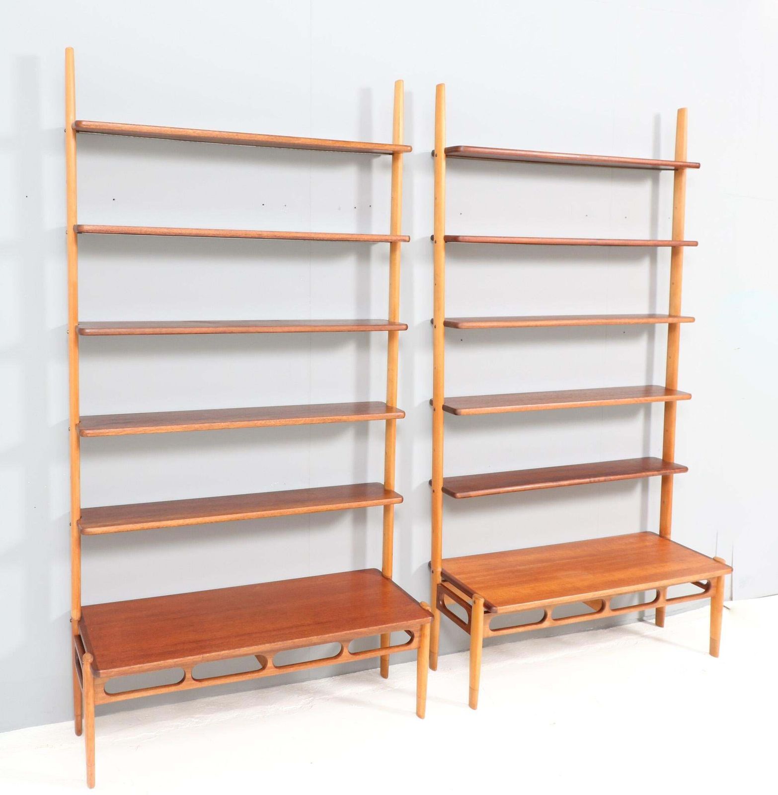 Mid Century Modern Pair Of Wall Units By William Watting For Scanflex, 1960s photo 3378.0