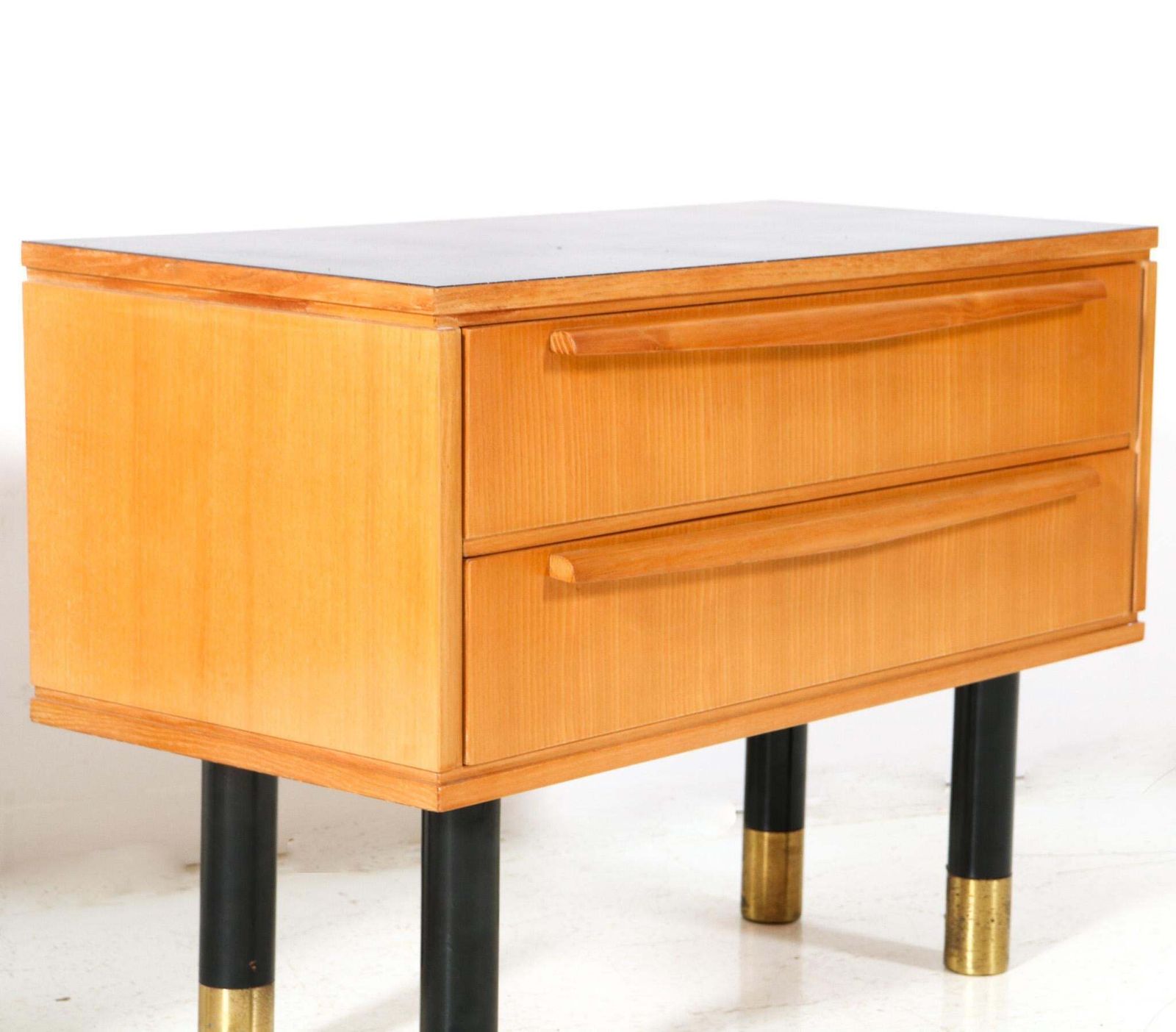 Pair Of Mid Century Modern Nightstands Or Bedside Tables, 1950s photo 1206.0