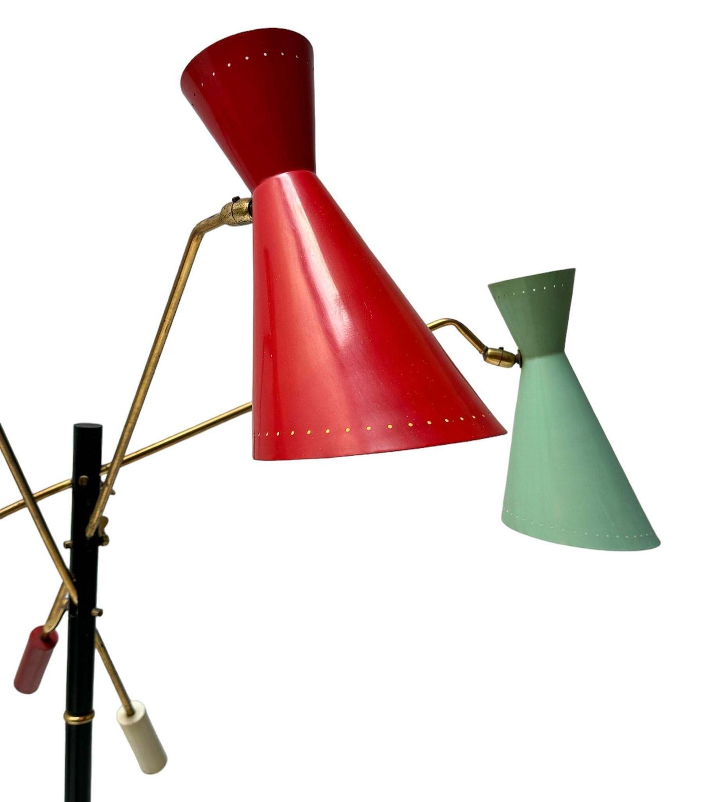 Lighting Mid Century Modern Triënnale Floor Lamp By J.J.M. Hoogervorst For Anvia, 1950s photo