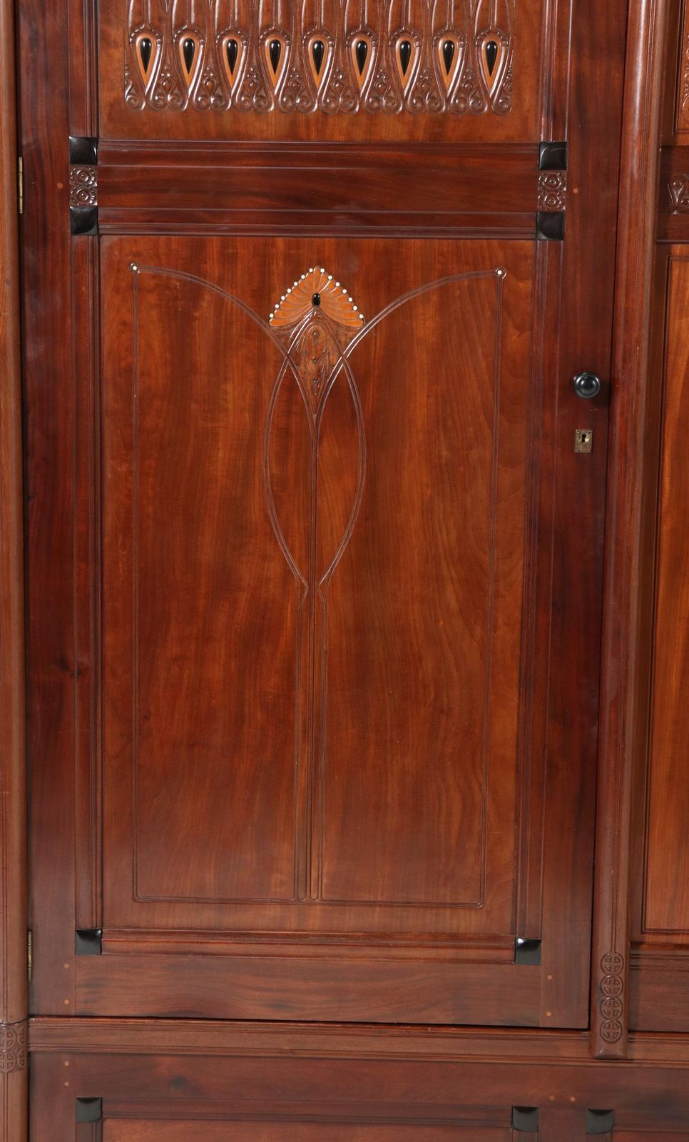 photo furniture Arts & Crafts Armoire Or Wardrobe By Jac. Van Den Bosch For 'T Binnenhuis, 1910