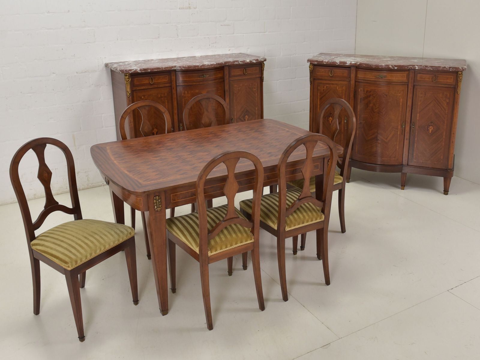 1466.0 Antique! Restored Art Deco 1925 Mahogany Sideboard Dresser Dining Room photo
