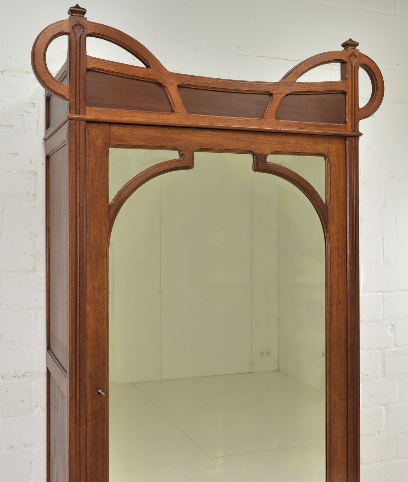 Antique! Wardrobe Restored Art Nouveau From Bedroom photo vintage
