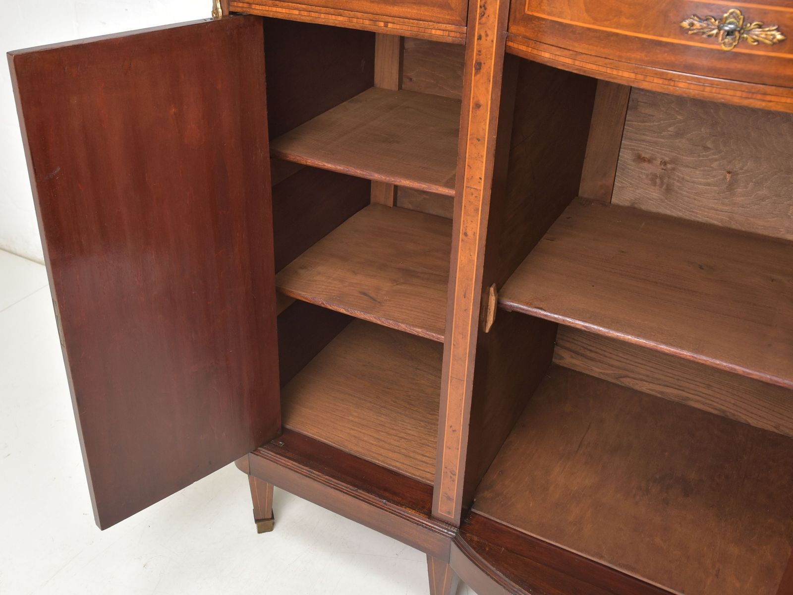 Antique! Restored Art Deco 1925 Mahogany Sideboard Dresser Dining Room photo Furniture