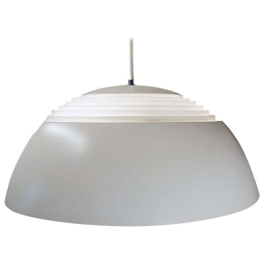 1960s Denmark Louis Poulsen Aj Royal White Pendant Lamp By Arne Jacobsen