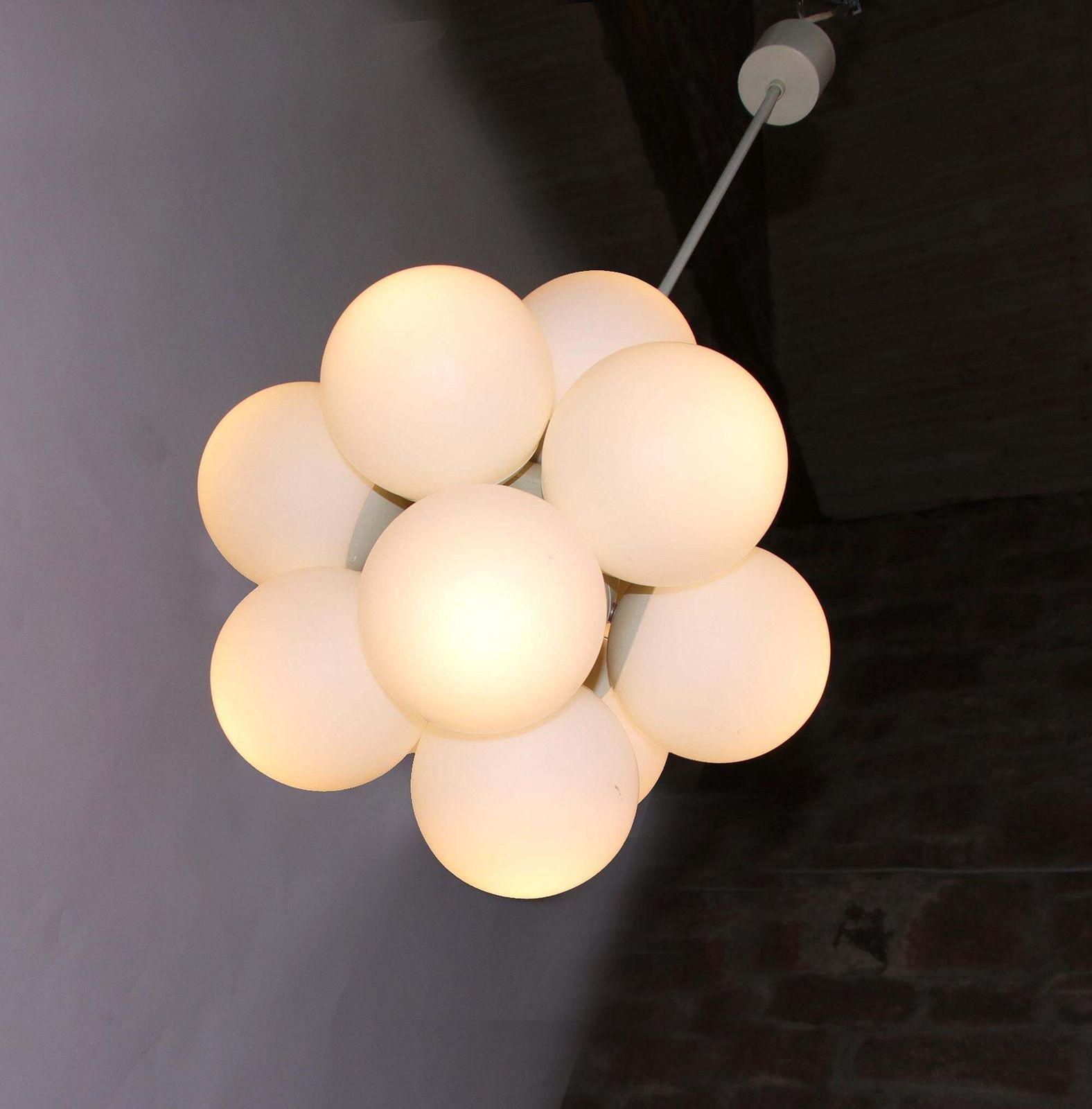 Gorgeous 1970s Mid Century Modernist Chandelier By Kaiser Leuchten photo Lighting