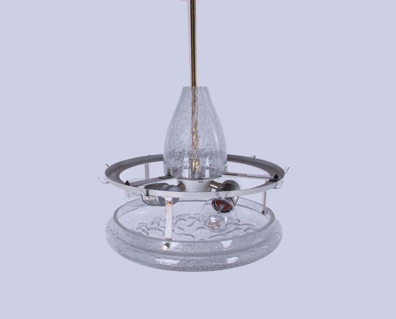 photo vinterior Stunning Murano Glass Chandelier By Doria, Germany, 1960s
