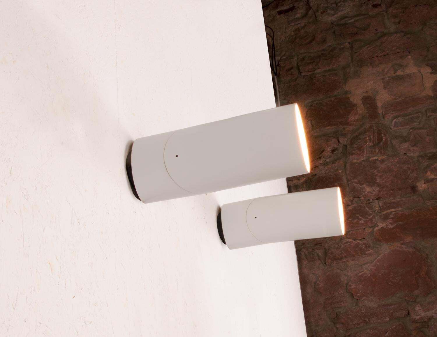 1 (Of 3) Pair Of Postmodern White Spotlights By Brendel & Loewig, Berlin, 1980s photo buy