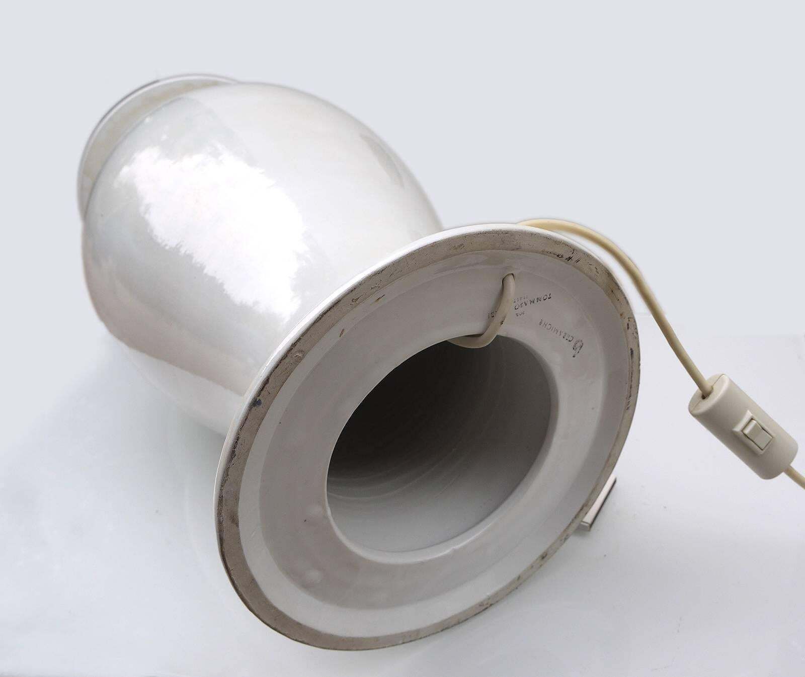 Huge Ceramic Floor & Table Lamp By Tommaso Barbi, Italy, 1960s photo 2629.0