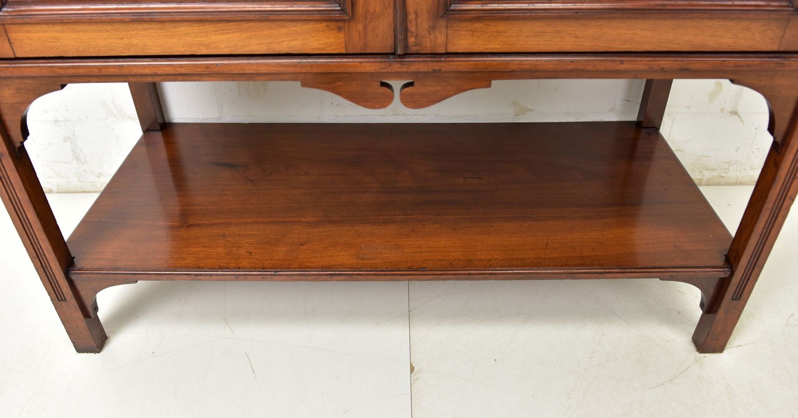 Shelf Cabinet Restored Art Nouveau Walnut Shelf Chest photo vinterior