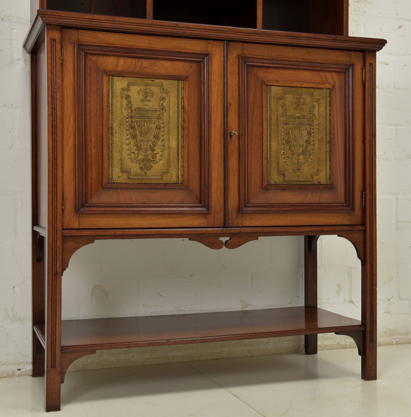 photo for sale Shelf Cabinet Restored Art Nouveau Walnut Shelf Chest
