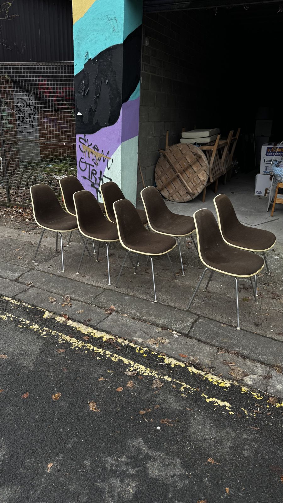 8 X Vintage Herman Miller Fibreglass Eames Dsx Chair   1970s/80s photo vinterior