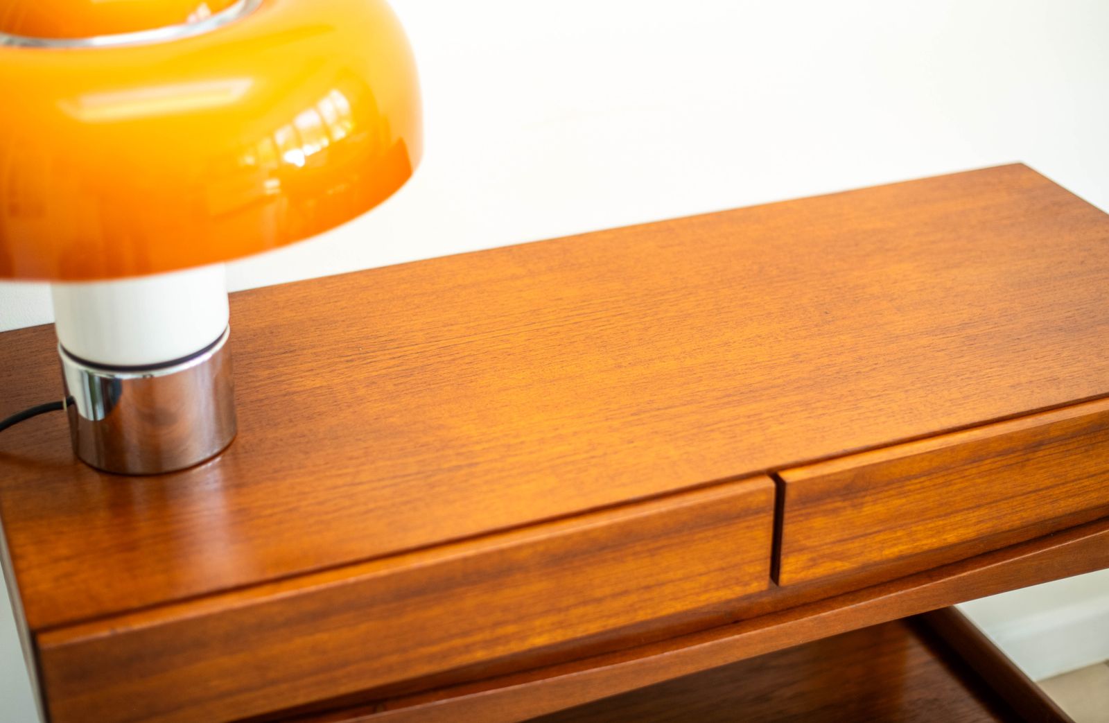Teak Console By Ib Kofod Larsen For Faarup Møbelfabrik, Denmark 1960s. photo Furniture