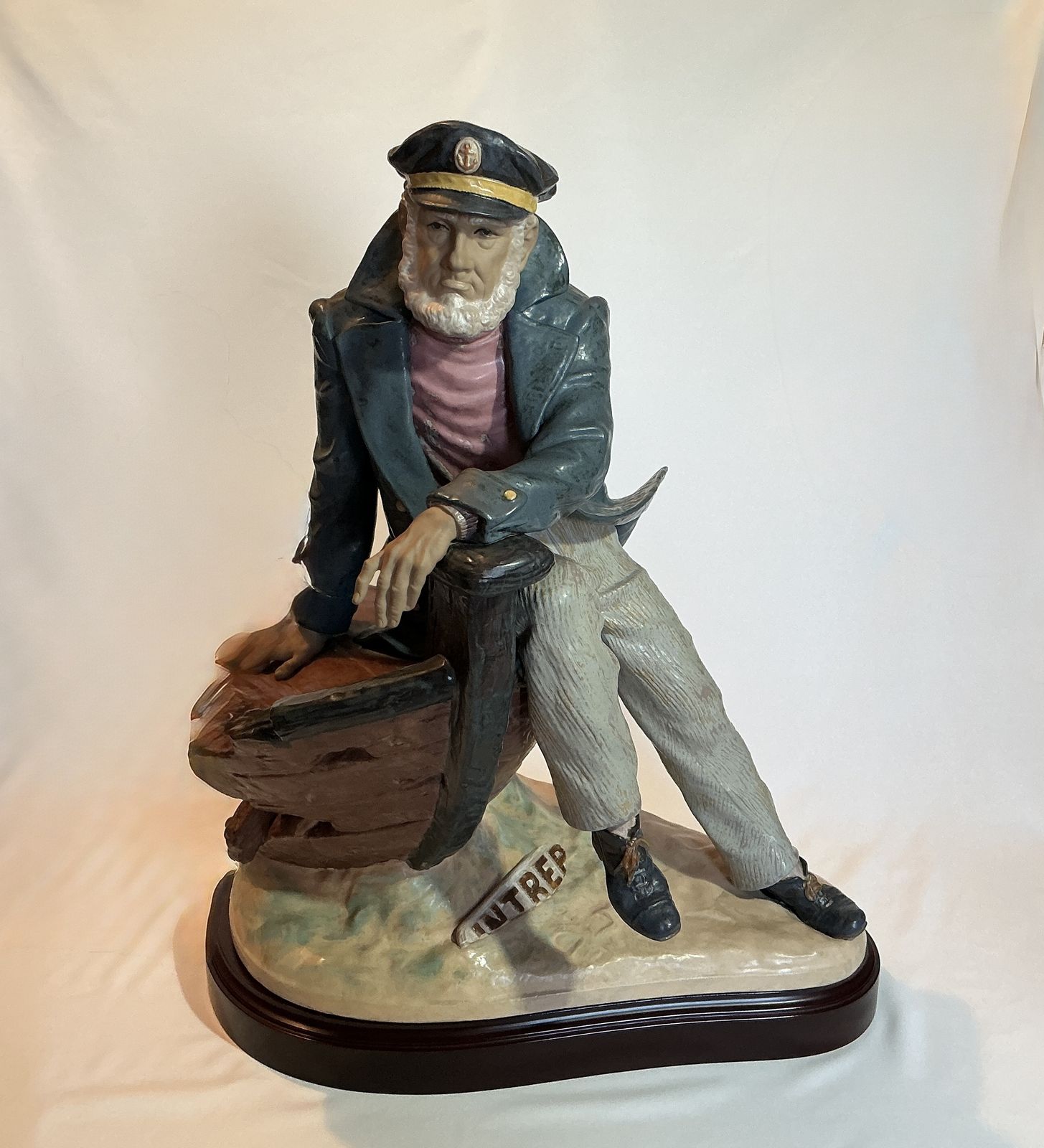 photo vinterior Lladro Days Of Yore Seafarer 22" Ltd Ed Signed Sculpture Gres Retired 2248 Vgc