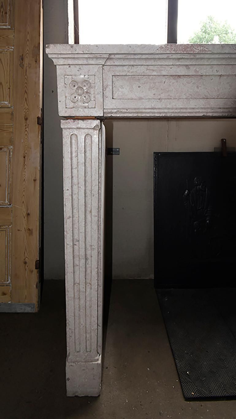 Antique Marble Stone Fireplace Mantel, 19th Century photo furniture
