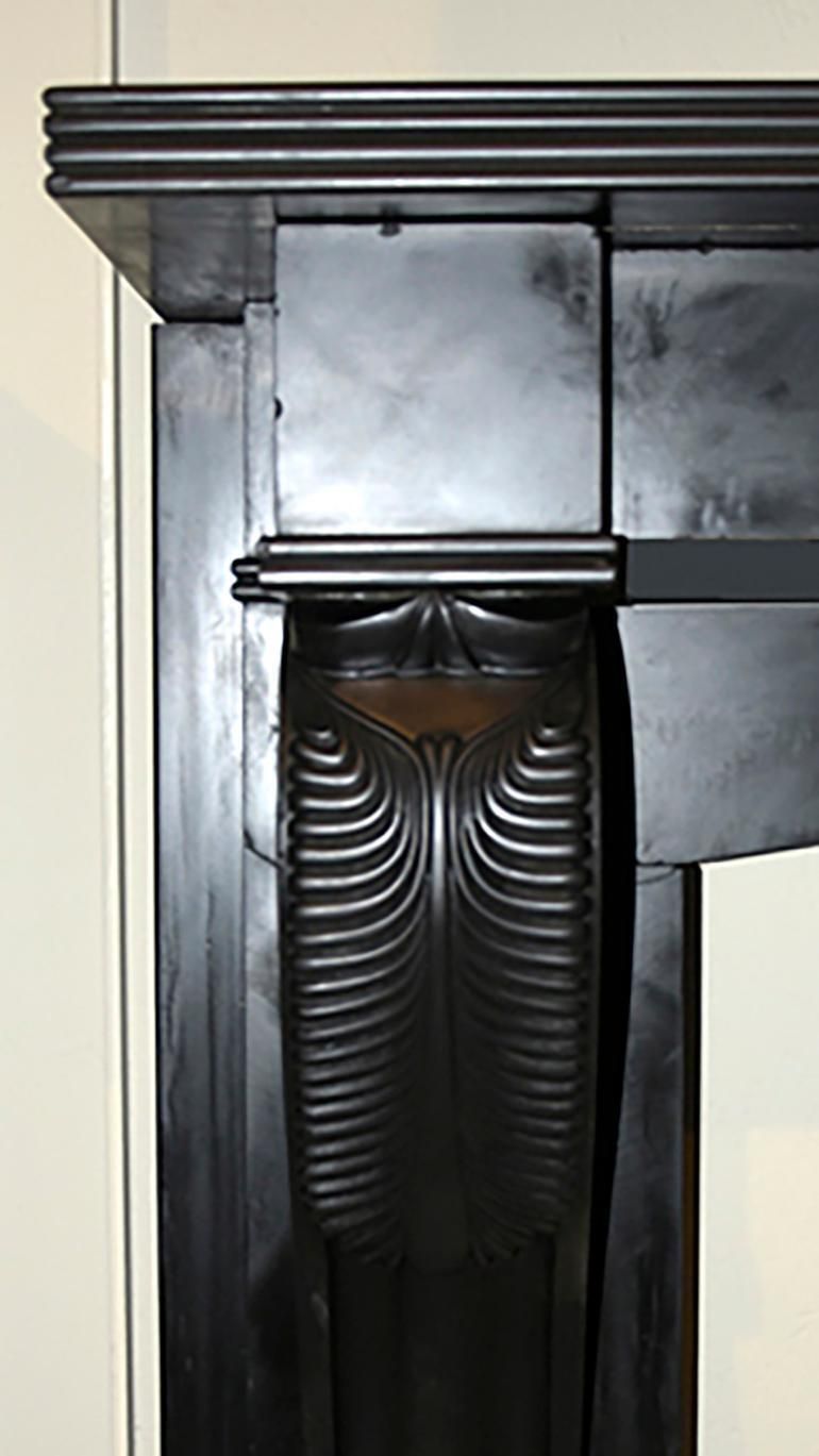 Black Marble Fireplace Mantel, 19th Century photo for sale