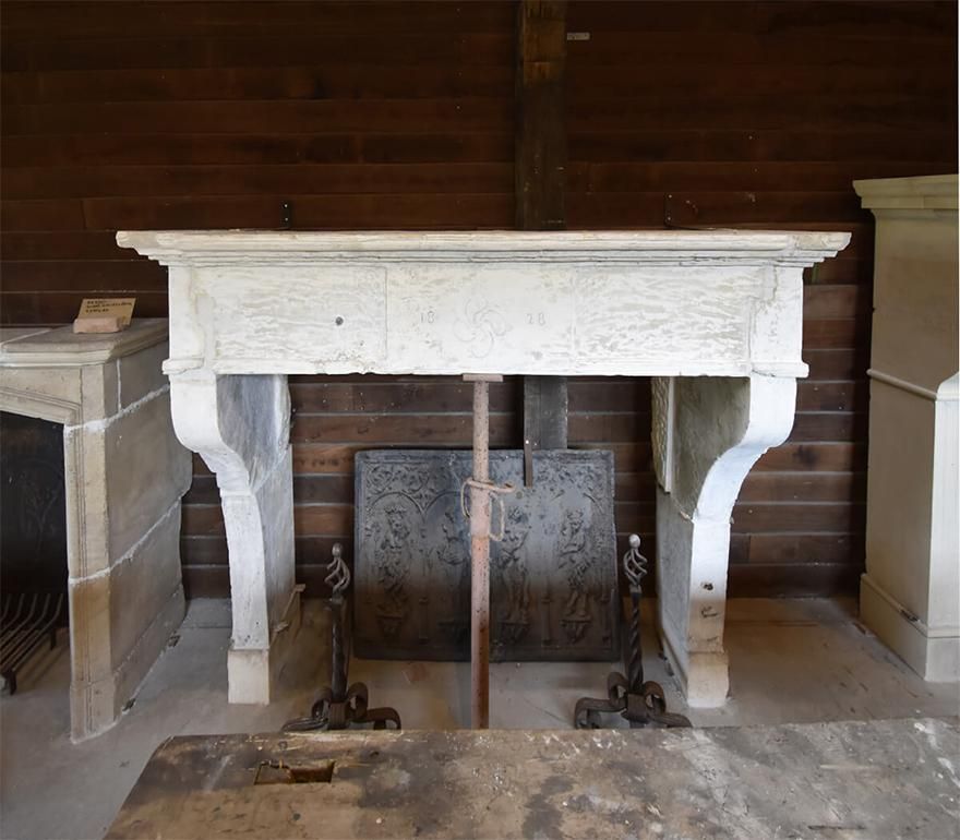 19th Century Antique Sandstone Castle Fireplace Mantel photo Home Fixtures