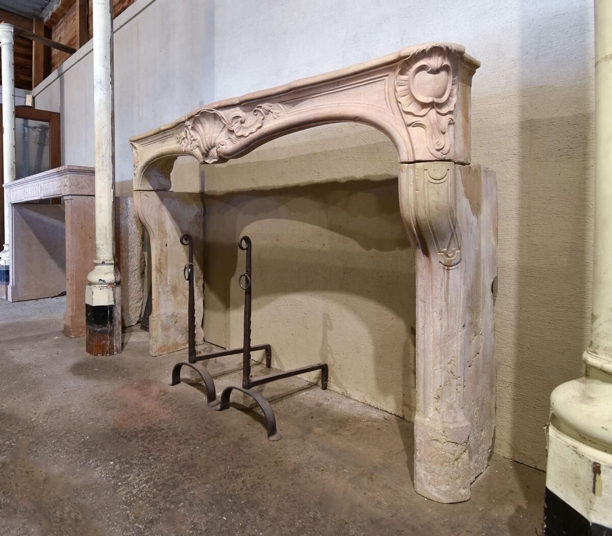 19th Century Antique Marble Stones Fireplace Mantel photo 11412.0