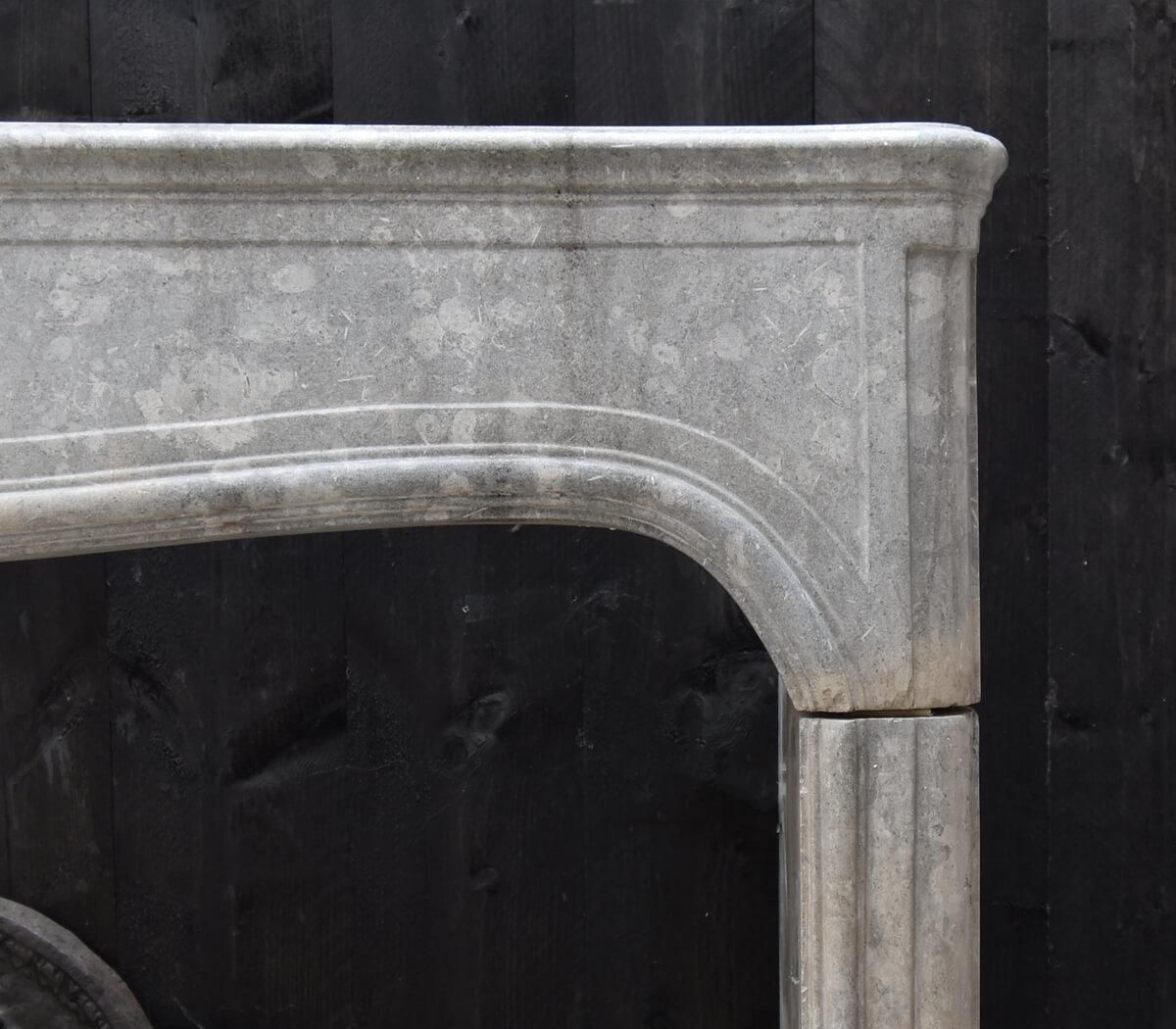 19th Century Antique French Marble Stone Fireplace Mantel photo 12015.0