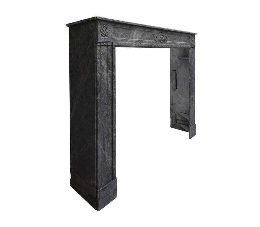 Beautiful Marble Louis XVI Fireplace 19th Century photo furniture