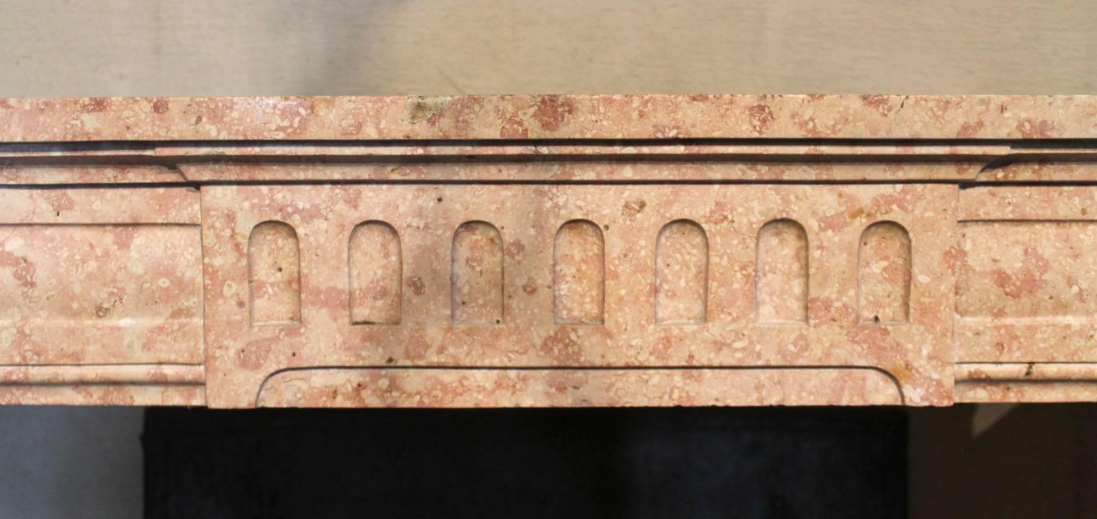 Antique Louis XVI Marblestone Fireplace Mantel, 18th Century photo Home Fixtures