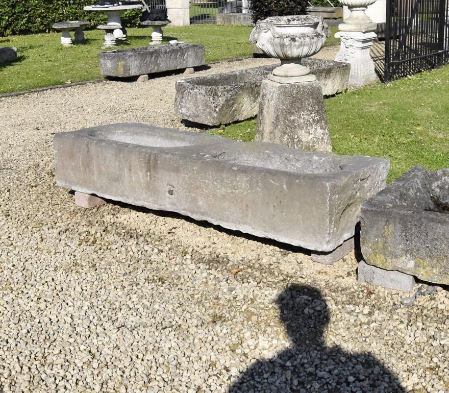 19th Century Antique Belgian Bluestone Trough photo furniture