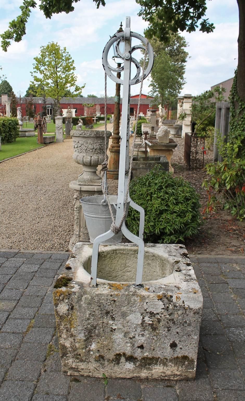 Antique Well From The 18th Century From France photo vintage