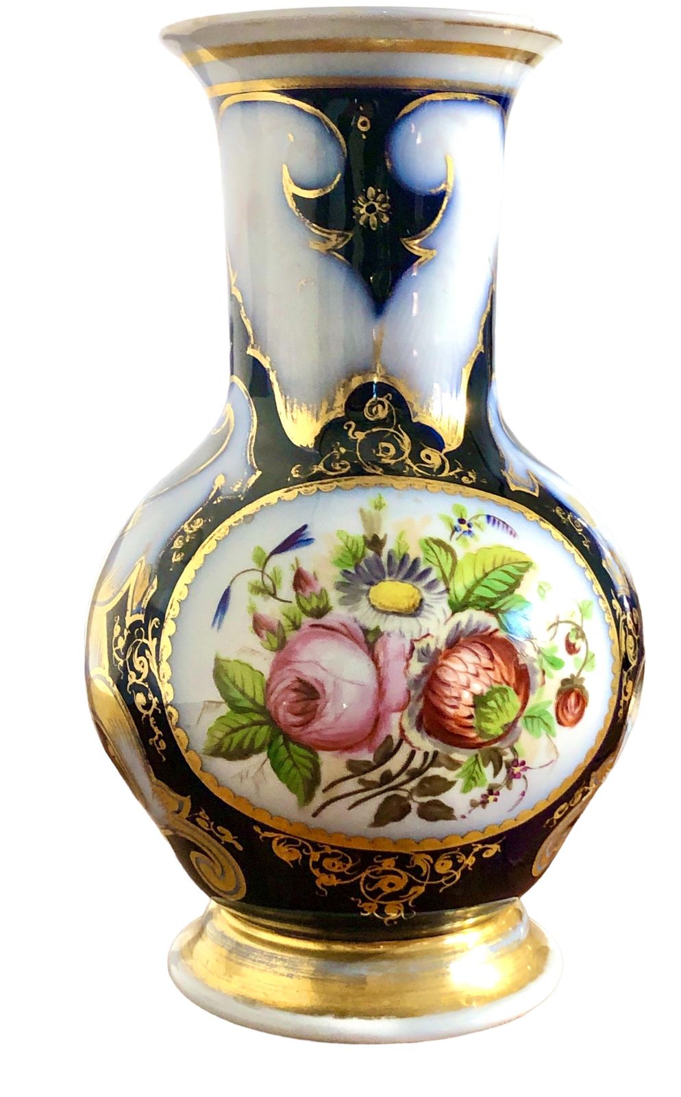 19th Century Paris Porcelain Pair Of Vases photo 1214.0
