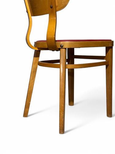 photo for sale Mid Century Benn Chair Desk Chair  Beech Maple And Ply Wood C1950s