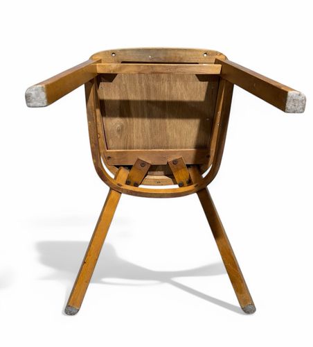 Furniture Mid Century Benn Chair Desk Chair  Beech Maple And Ply Wood C1950s photo