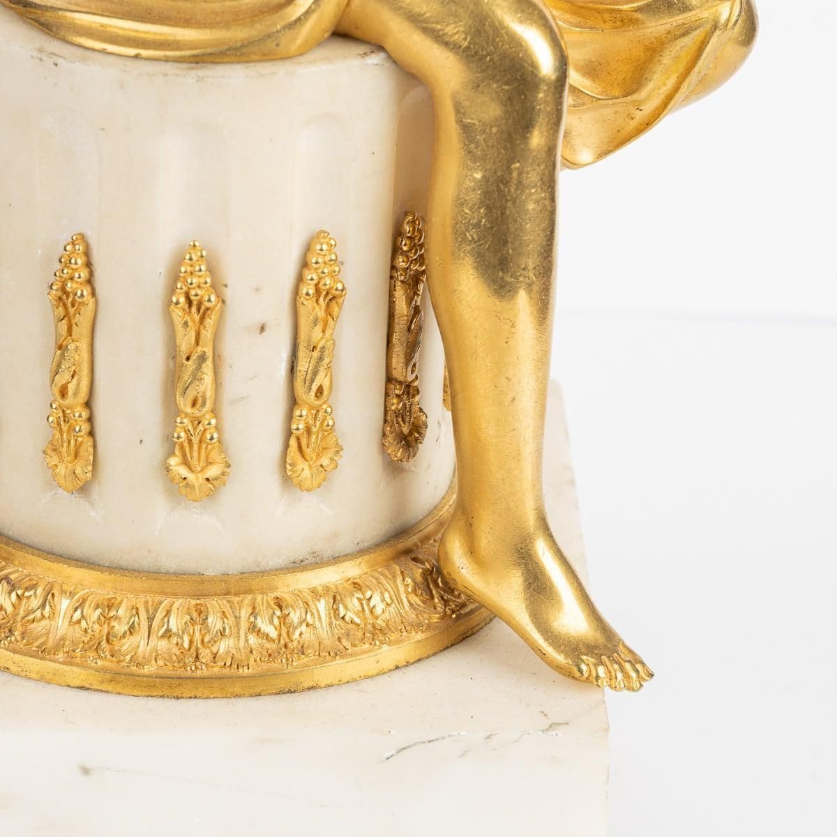 photo buy 19th Century French Pair Of Louis XVI Style Ormolu Five Light Candelabra C.1880