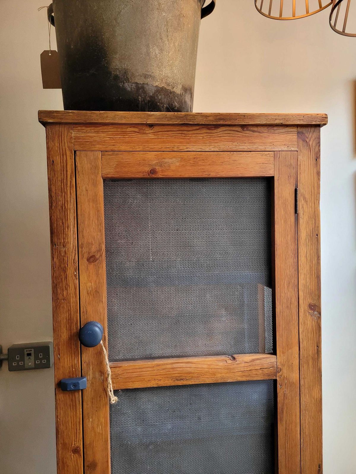 Pine Farmhouse Kitchen Root Cutter Larder Cabinet photo buy