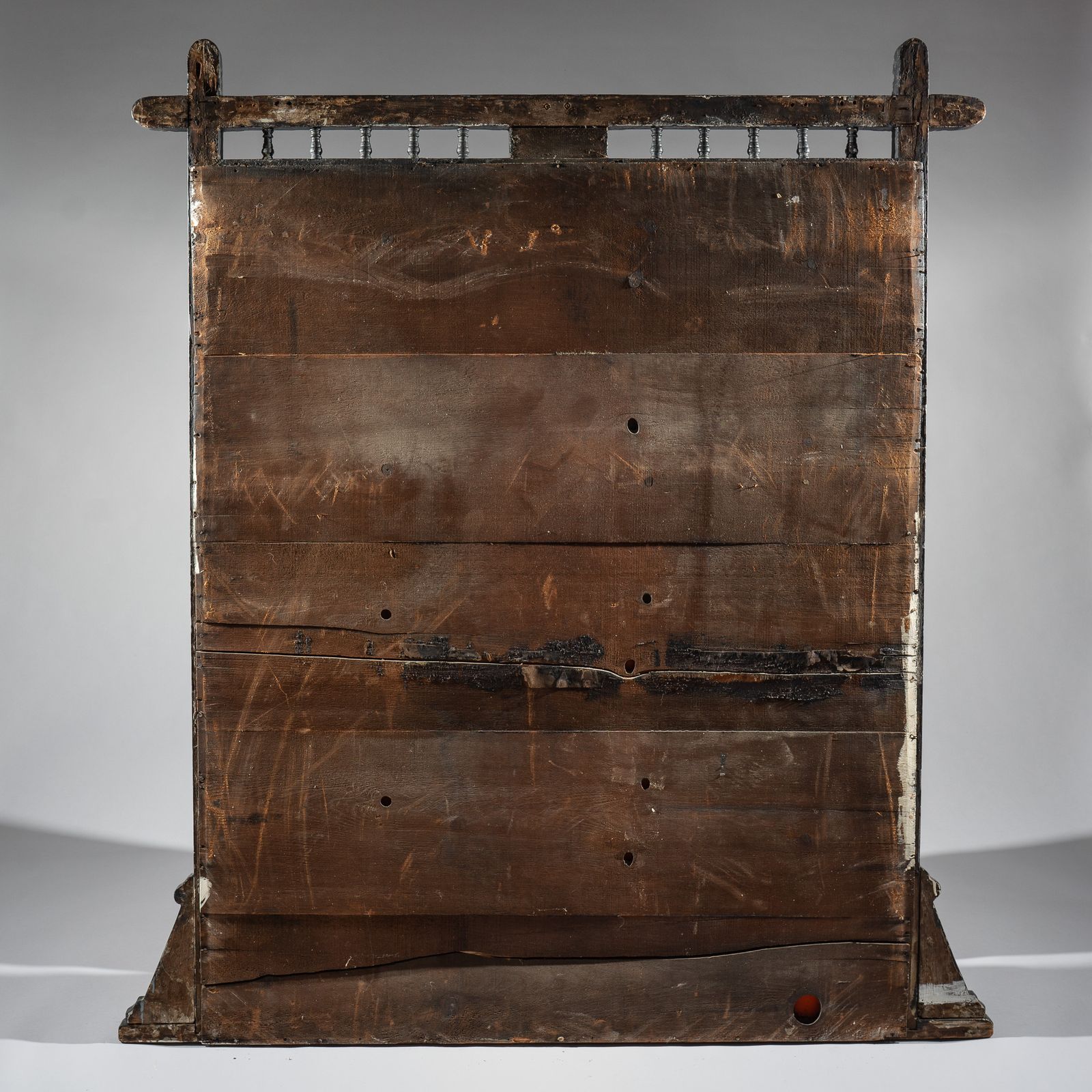 photo furniture Large 19th Century Victorian Painted And Parcel   Silvered Overmantle Mirror