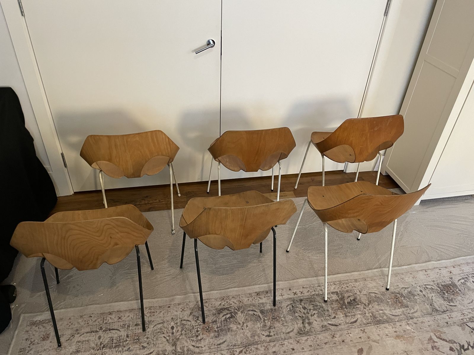 6x Model C3 Jason Chair By Carl Jacobs & Frank Guille For Kandya, 1950s photo for sale