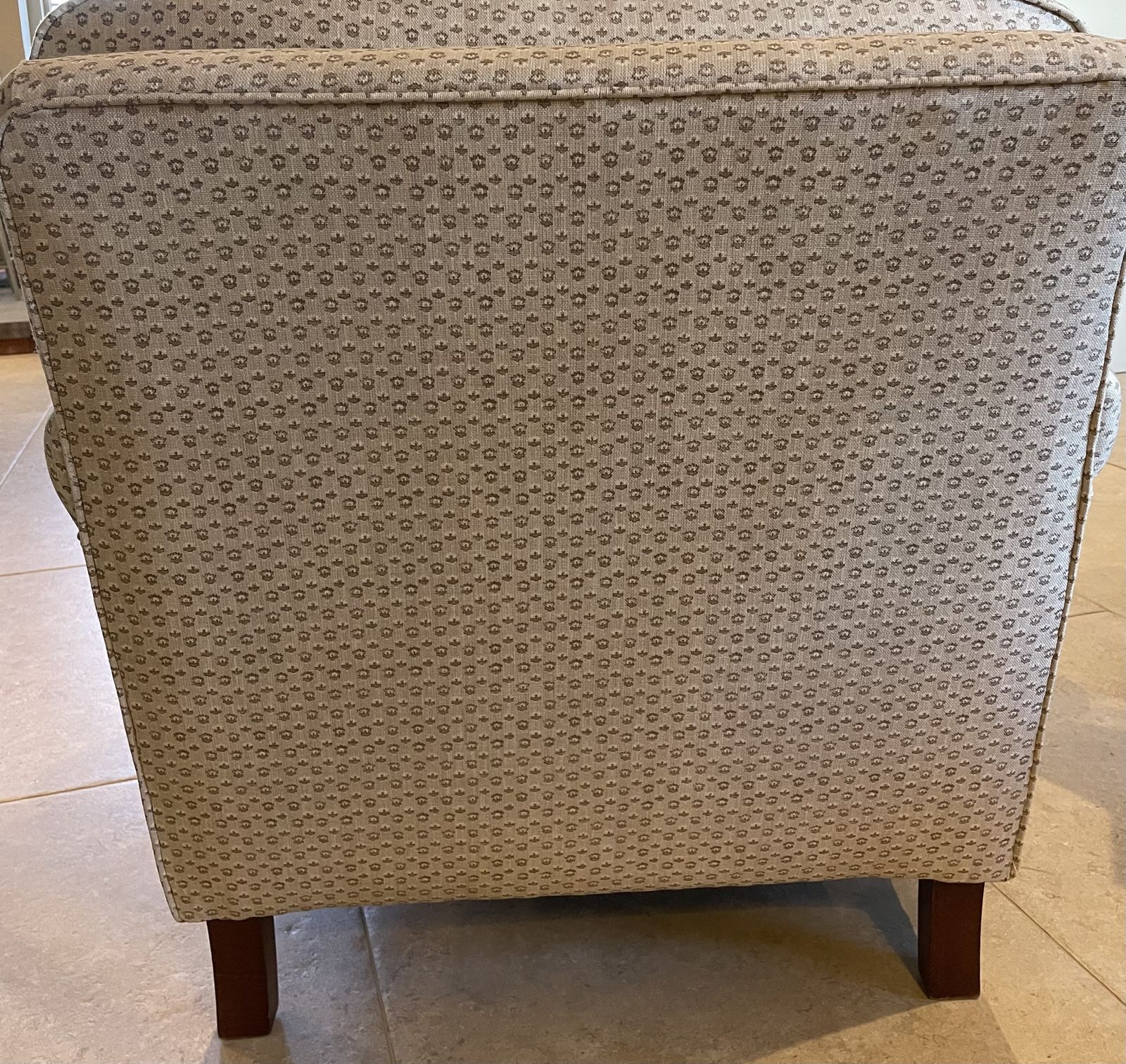 1750.0 George Smith Style Armchair Professionally Upholstered In Warner House Fabric. photo