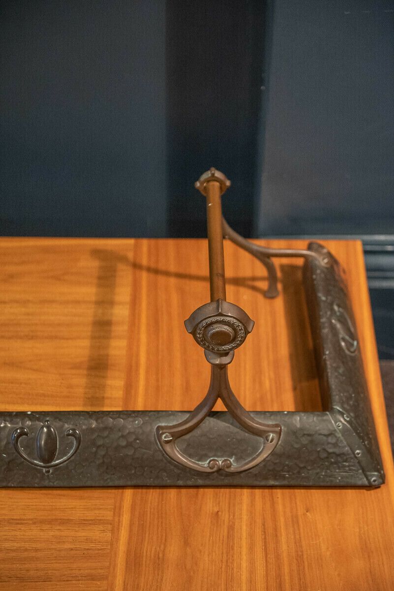 Arts & Crafts/Art Nouveau Copper Fire Fender Circa 1900 photo buy