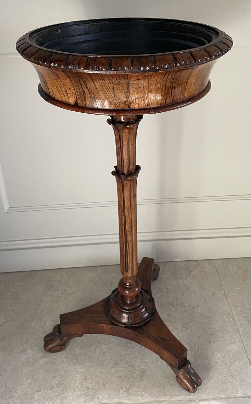 Exceptional Regency William IV Rosewood Jardinere photo for sale