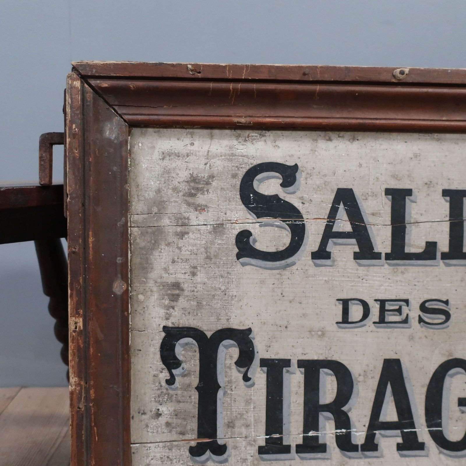 photo for sale French 'Drawing Room' Sign C1890