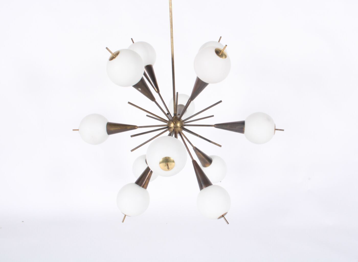 5950.0 Superb Mid Century Italian Stilnovo Sputnik Chandelier photo