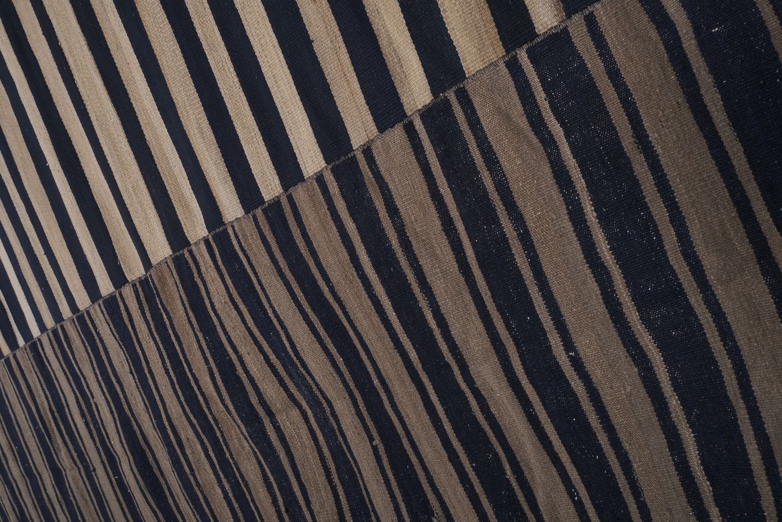 Giant Anatolian Striped Kilim Rug 11' X 13'1'' photo 3450.0