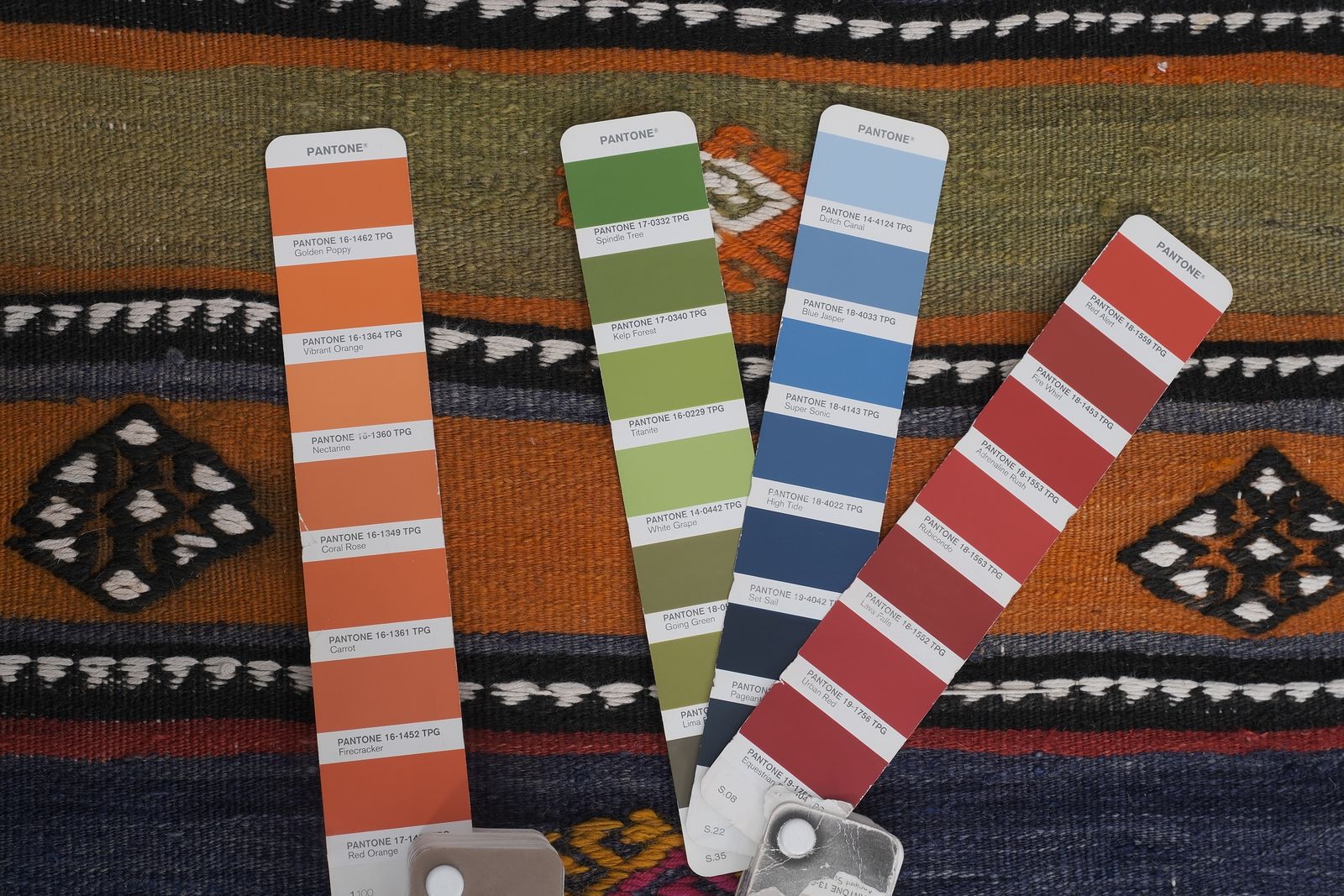 Made Of Natural Undyed Wool Early 20th Century Colorful Stair Kilim Runner 2'2'' X 19'4'' photo for sale
