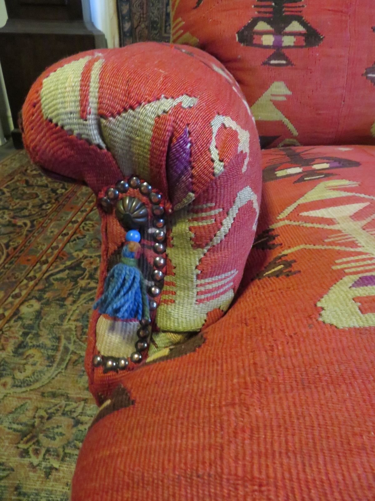 photo for sale Howard And Sons "Kilim" Club Armchair.