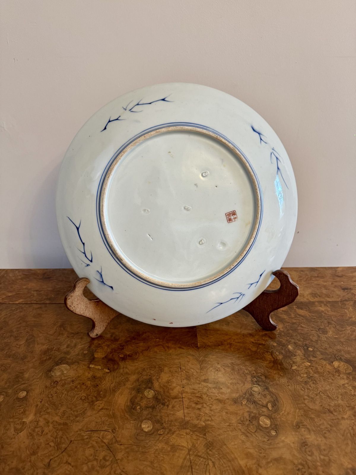 Quality Antique Japanese Imari Large Plate photo furniture