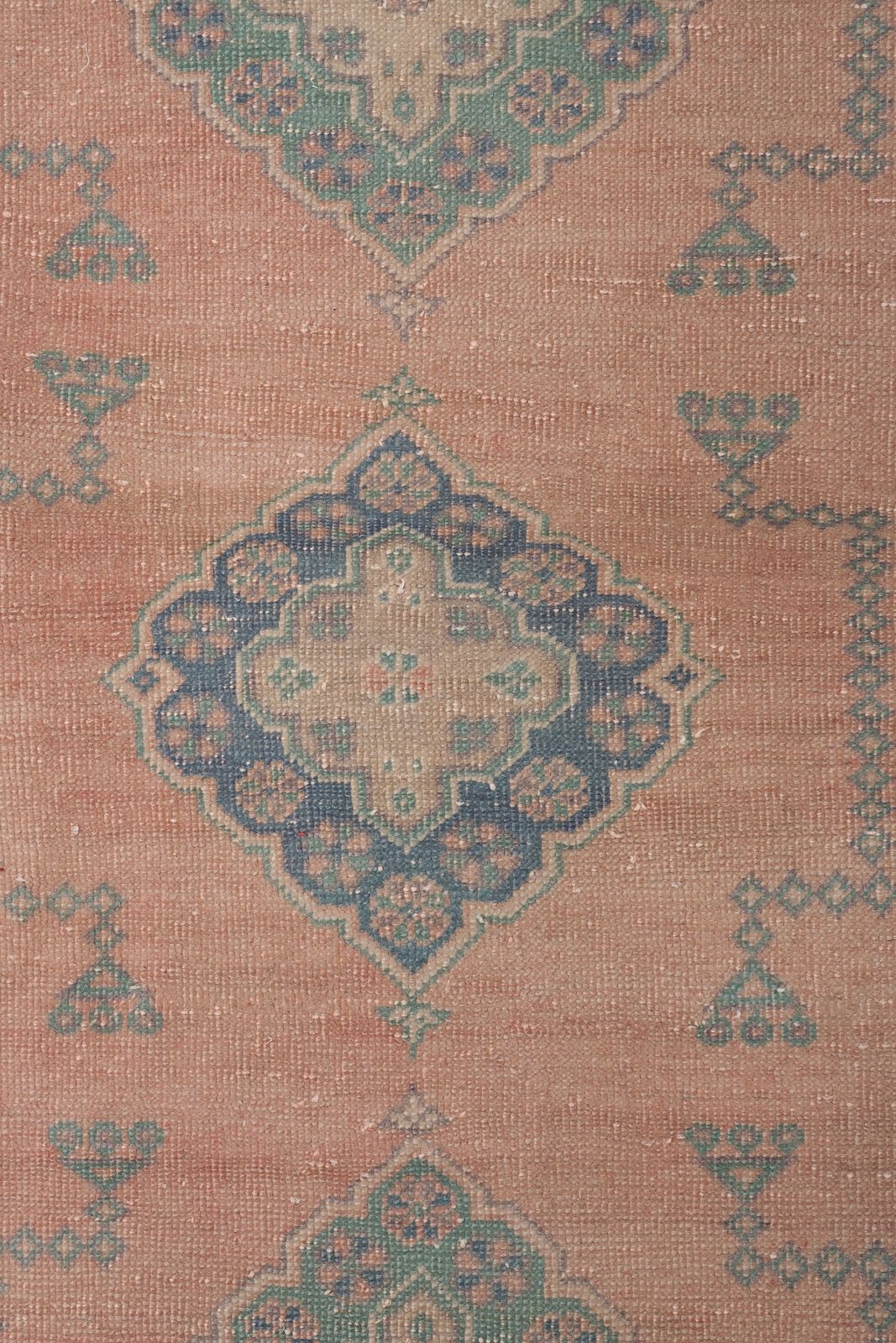 Turkish Handmade Runner   Gold Extra Long Stair Rug 2'6'' X 22'2'' photo vintage