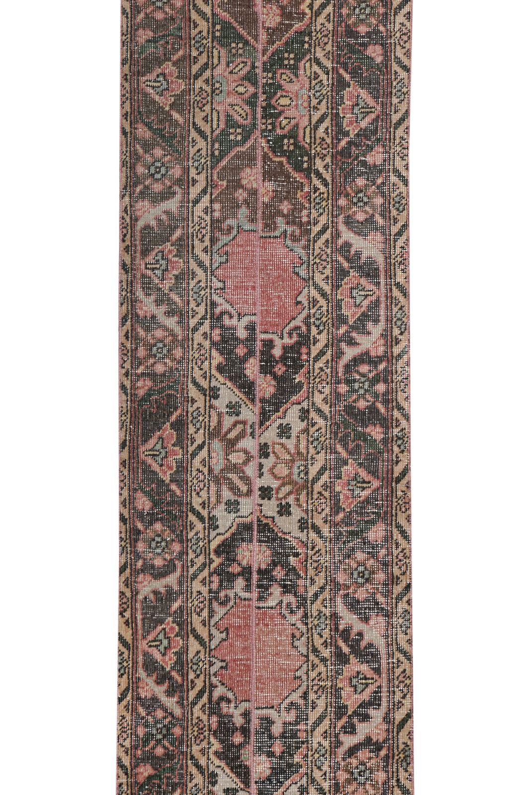 1960s Hand Knotted Anatolian Karapinar Runner   Stair Carpet 1'8'' X 17'2'' photo furniture