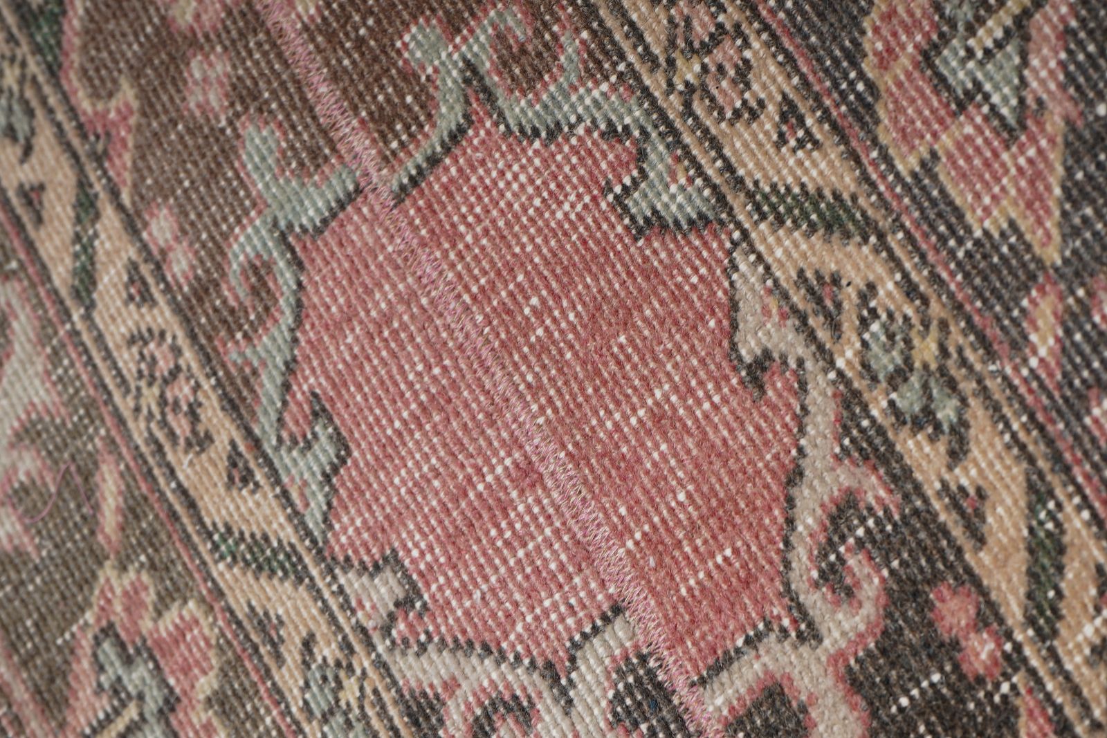 1960s Hand Knotted Anatolian Karapinar Runner   Stair Carpet 1'8'' X 17'2'' photo Textiles