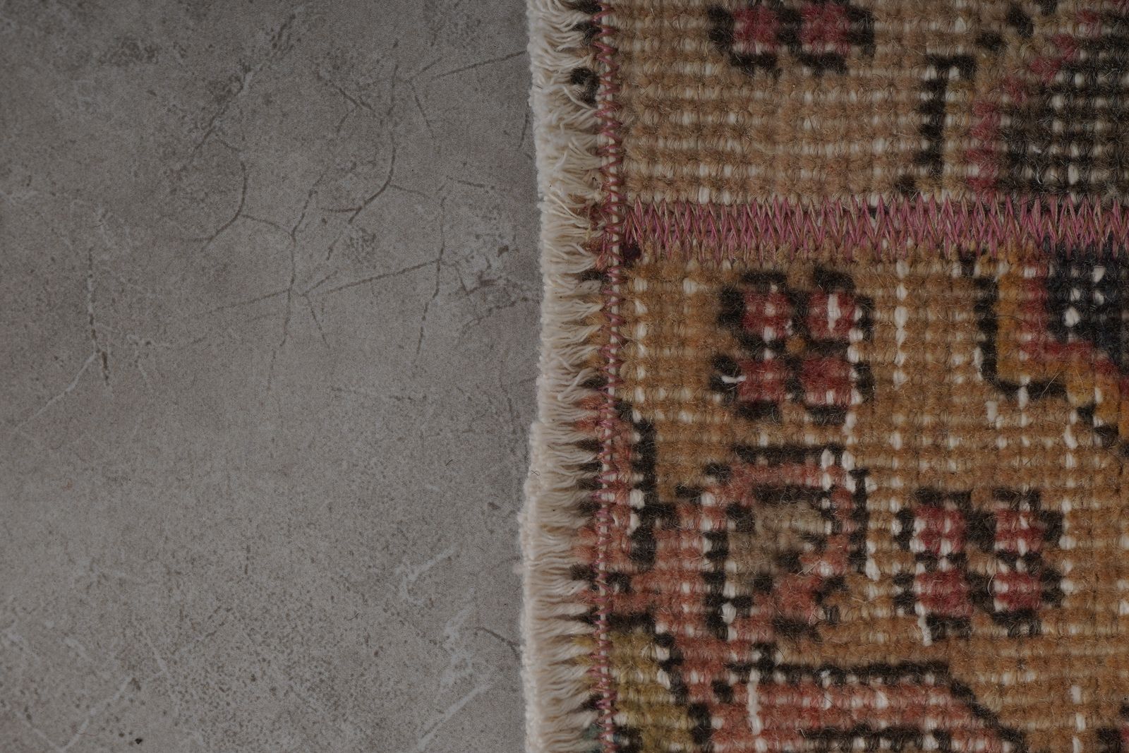 1960s Hand Knotted Anatolian Karapinar Runner   Stair Carpet 1'8'' X 17'2'' photo vinterior