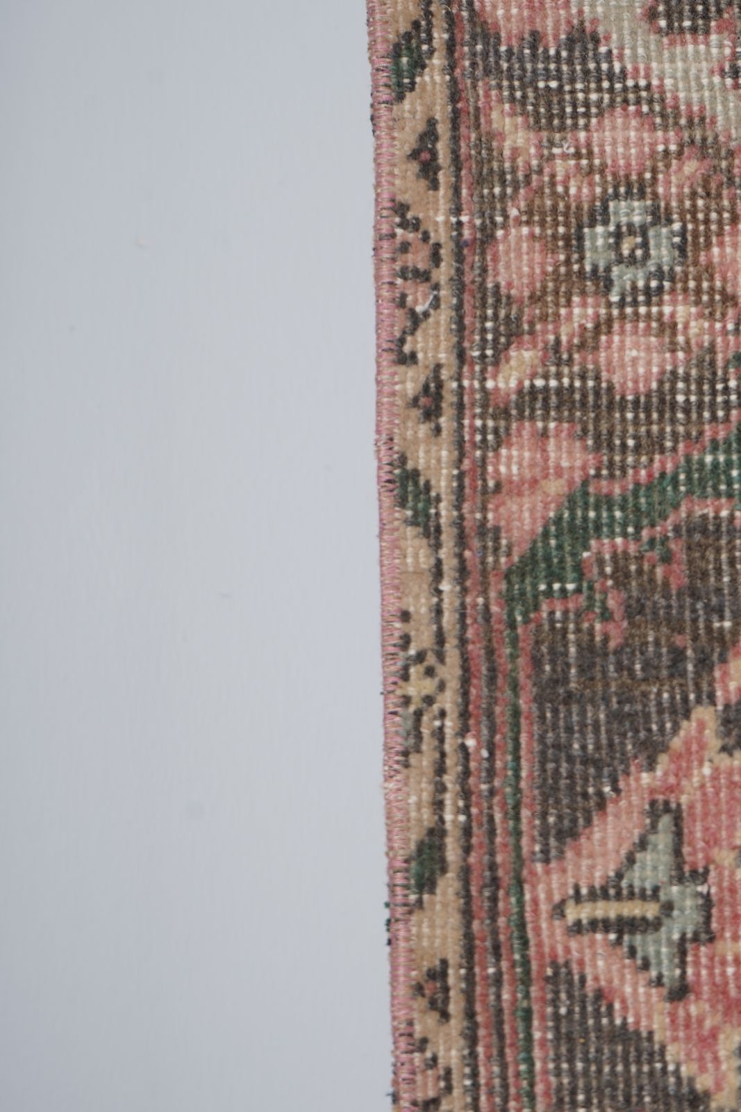 1960s Hand Knotted Anatolian Karapinar Runner   Stair Carpet 1'8'' X 17'2'' photo buy