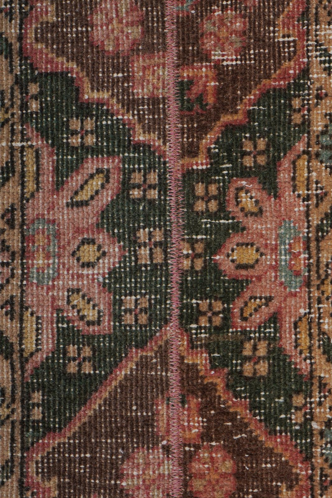 1200.0 1960s Hand Knotted Anatolian Karapinar Runner   Stair Carpet 1'8'' X 17'2'' photo